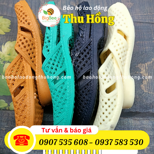 Dép sục tổ ong bít mũi nhựa dẻo Dép sục tổ ong bít mũi nhựa dẻo