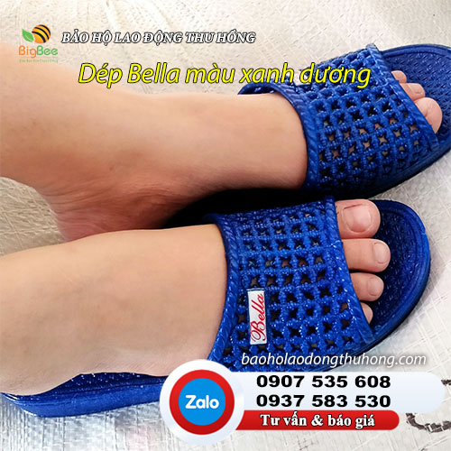 Dép tổ ong Bella xanh dương Dép tổ ong Bella màu xanh dương size nữ 01
