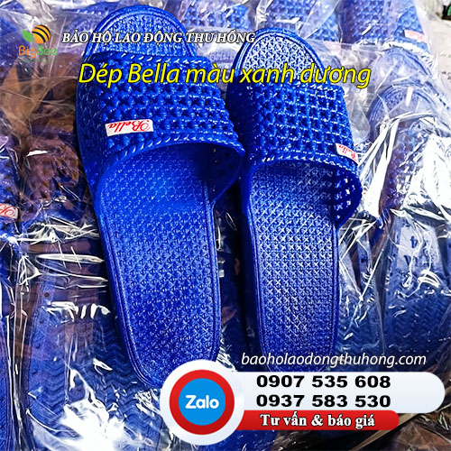 Dép tổ ong Bella xanh dương Dép tổ ong Bella màu xanh dương size nữ 02