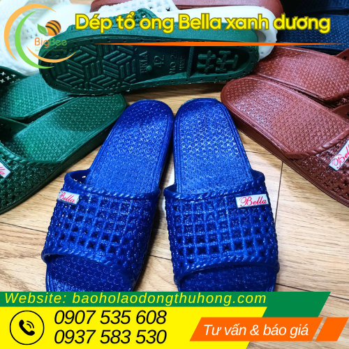 Dép tổ ong Bella xanh dương size 38 - 44 Dép tổ ong Bella xanh dương size 38 - 44