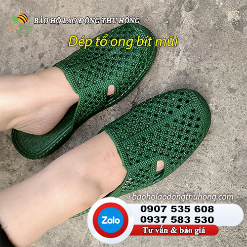 Dép tổ ong bít mũi nam nữ 01 Dép tổ ong bít mũi nam nữ 01