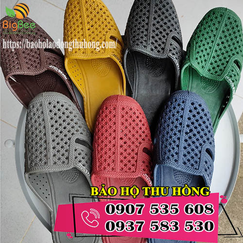 dép tổ ong bít mũi nhiều màu size người lớn