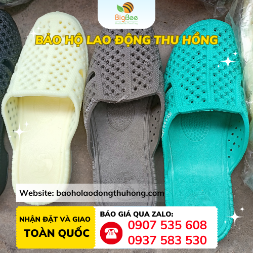 Dép tổ ong bít mũi nhựa PVC đủ màu giá tốt Dép tổ ong bít mũi nhựa PVC đủ màu giá tốt