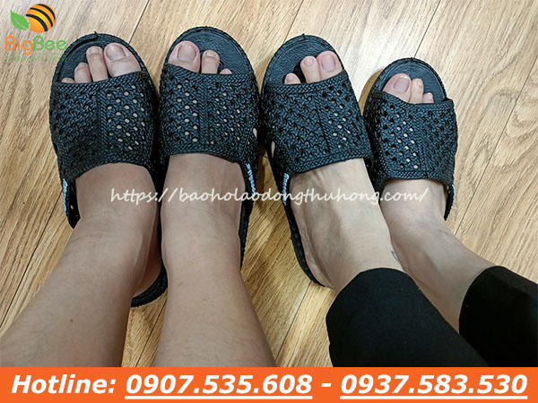 dép tổ ong đen giá sỉ rẻ tại Công ty Thu Hồng
