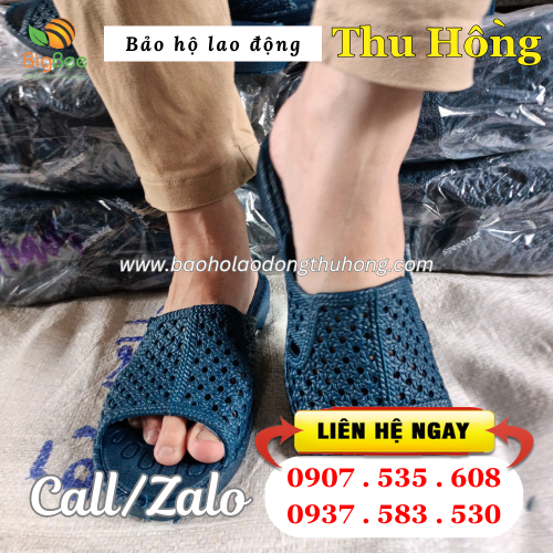 Dép to ong đúc từ nhựa PVC cao cấp Dép to ong đúc từ nhựa PVC cao cấp