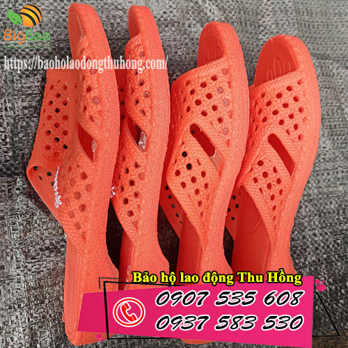 Dép tổ ong màu cam đủ size siêu rẻ, siêu dày tại TPHCM