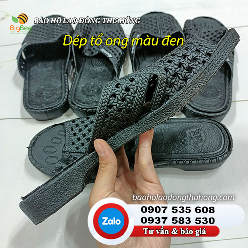 Dép tổ ong màu đen size người lớn 02 Dép tổ ong màu đen size người lớn 02