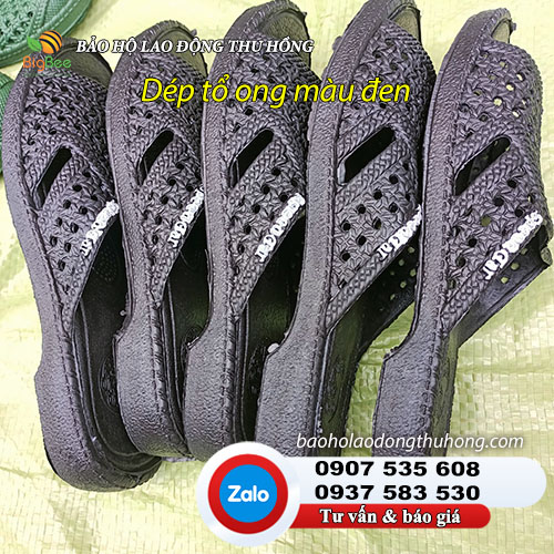 Dép tổ ong màu đen size người lớn 03 Dép tổ ong màu đen size người lớn 03