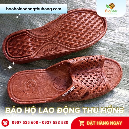 Dép tổ ong màu nâu đi trong nhà nhẹ - bền - dễ mang Dép tổ ong màu nâu đi trong nhà nhẹ - bền - dễ mang