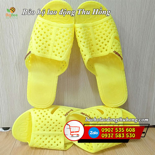 Dép tổ ong màu vàng size người lớn Dép tổ ong màu vàng size người lớn