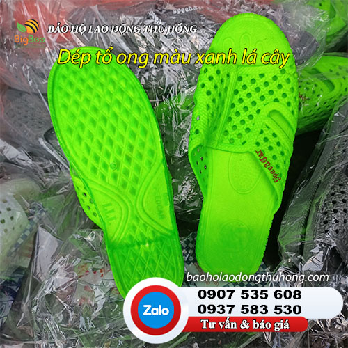 Dép tổ ong màu xanh lá cây 02  Dép tổ ong màu xanh lá cây 02