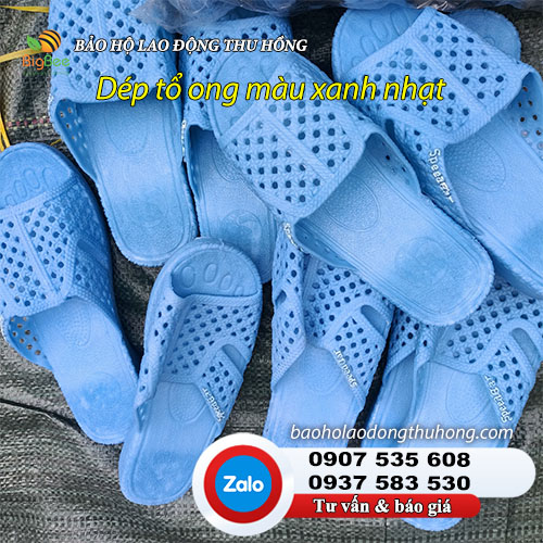 Dép tổ ong màu xanh nhạt 03 Dép tổ ong màu xanh nhạt 03