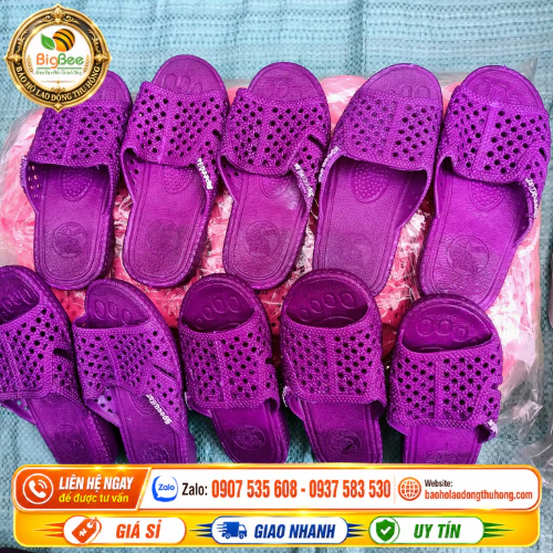 Dép nhựa tổ ong trẻ em giá tốt tại Thu Hồng Dép tổ ong nhựa dẻo chống trượt, nhiều màu giá tốt