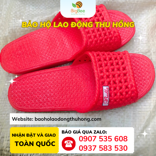 Dép tổ ong nữ Bella đỏ siêu nổi bật Dép tổ ong nữ Bella đỏ siêu nổi bật