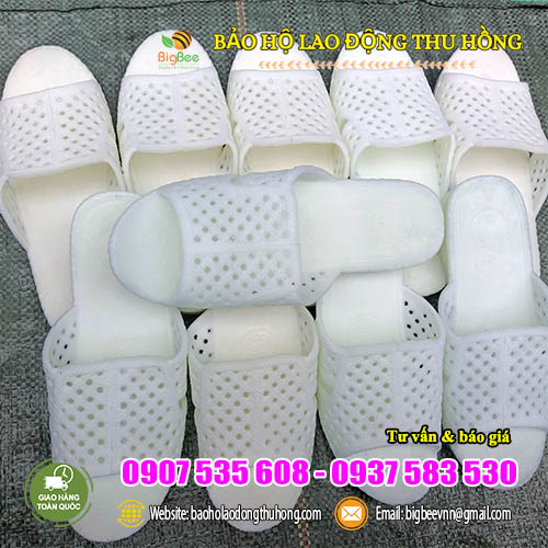 dép tổ ong phòng sạch màu trắng hiệu Speed Car dép tổ ong phòng sạch màu trắng hiệu Speed Car
