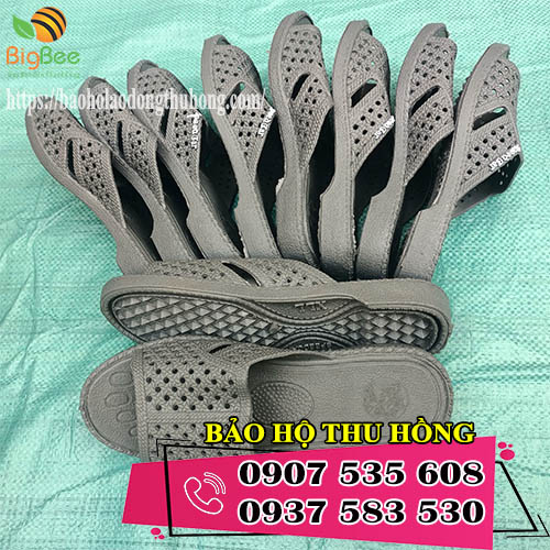 dép tổ ong Thái Lan màu xám giá rẻ