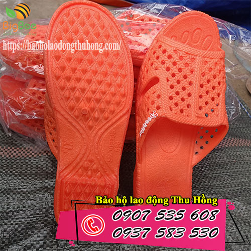 Dép tổ ong Thái màu cam