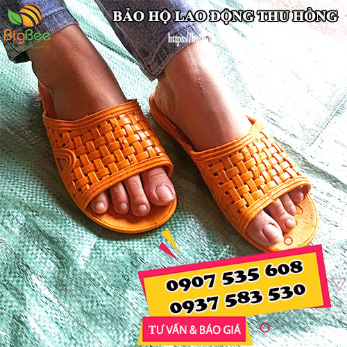 dép tổ ong việt nam quai đan đế dày tốt chống trơn