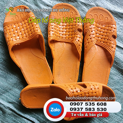 Dép tổ ong Việt Thắng màu vàng nghệ 01 Dép tổ ong Việt Thắng màu vàng nghệ 01