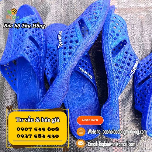 Dép tổ ong xanh dương mềm nhẹ đi êm Dép tổ ong xanh dương mềm nhẹ đi êm