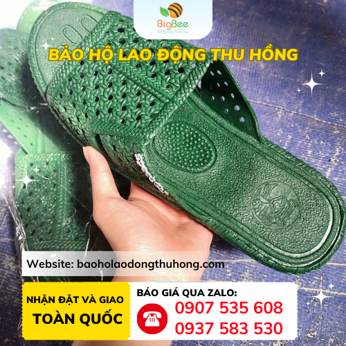 Dép tổ ong xanh rêu bán chạy tại TPHCM Dép tổ ong xanh rêu bán chạy tại TPHCM