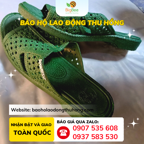 Dép tổ ong xanh rêu đơn giản speed car Dép tổ ong xanh rêu đơn giản speed car