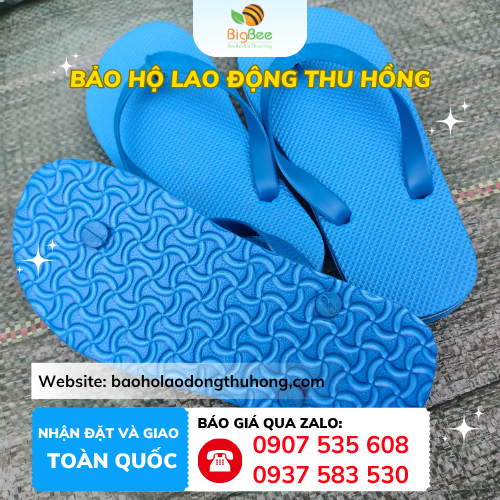 Dép xốp xanh quai chữ Y chắc chắn Dép xốp xanh quai chữ Y chắc chắn