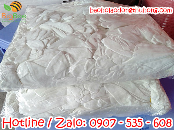 Địa chỉ bán bao tay vải thun trắng L+4 giá sỉ rẻ tại tphcm
