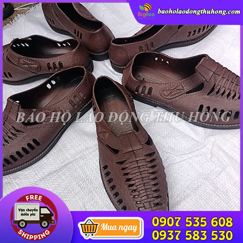Địa chỉ mua sỉ rẻ giày nhựa thấp cổ nam màu nâu uy tín Địa chỉ mua sỉ rẻ giày nhựa thấp cổ nam màu nâu uy tín