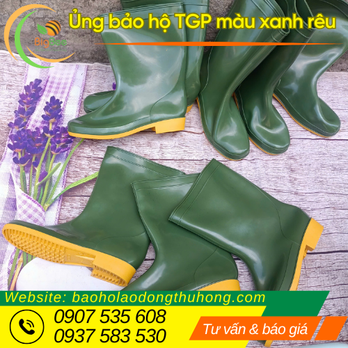 Địa chỉ mua ủng bảo hộ TGP xanh rêu uy tín Địa chỉ mua ủng bảo hộ TGP xanh rêu uy tín