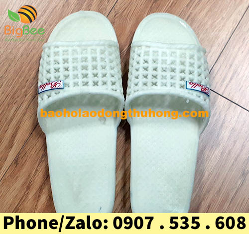 đôi dép tổ ong màu trắng