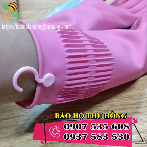 găng tay cao su có móc treo dài 40cm