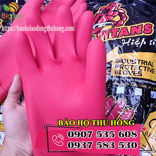 găng tay cao su công nghiệp loại dài chống hóa chất