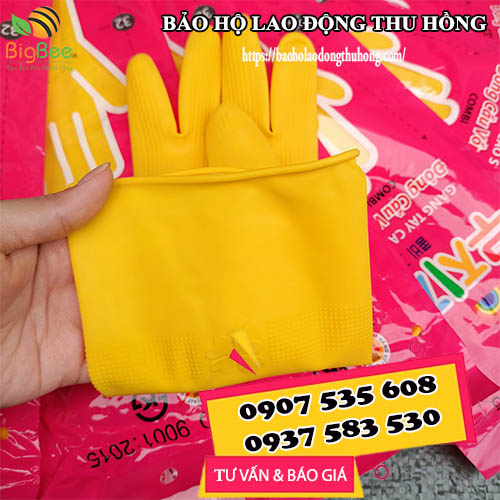 găng tay cao su Đông Cầu Vồng combi giá rẻ tại Thu Hồng Găng tay cao su Đông Cầu Vồng combi giá rẻ tại Thu Hồng