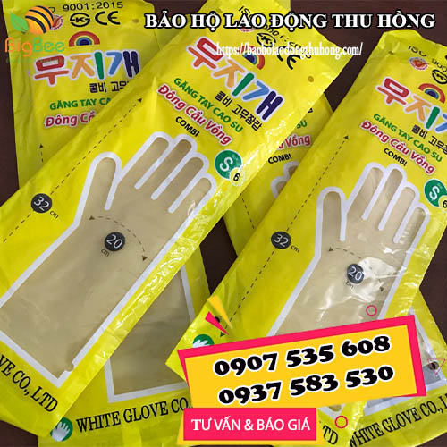 găng tay cao su Đông Cầu Vồng combi gọn nhẹ dễ sử dụng găng tay cao su Đông Cầu Vồng combi gọn nhẹ dễ sử dụng