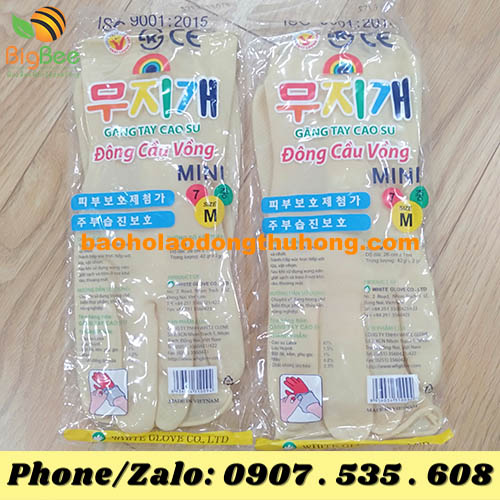 găng tay cao su Đông Cầu Vồng mini