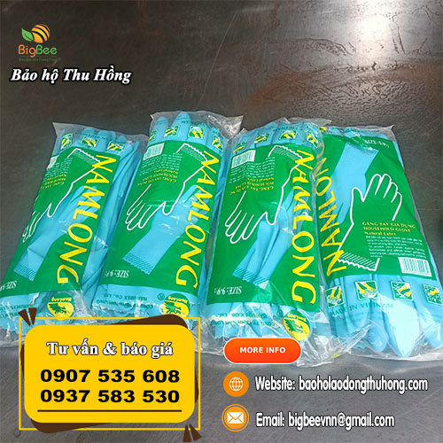 Găng tay cao su gia dụng Nam Long siêu dai bền Găng tay cao su gia dụng Nam Long siêu dai bền