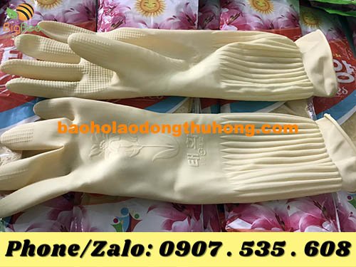 găng tay cao su Hàn Quốc giá rẻ size S, M, L, XL