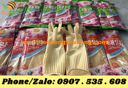 găng tay cao su Hàn Quốc gloves xịn rẻ