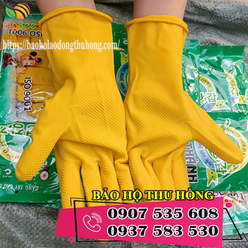 găng tay cao su Hợp Thành chống hóa chất