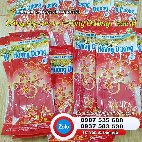 Găng tay cao su Hướng Dương size M rửa chén bát tốt nhất Găng tay cao su Hướng Dương size M rửa chén bát 02