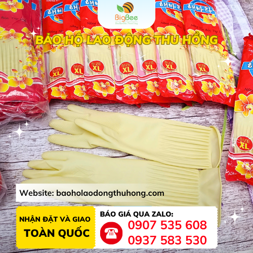 Găng tay cao su Hướng Dương size XL giá rẻ phân phối sỉ toàn quốc Găng tay cao su Hướng Dương size XL giá rẻ phân phối sỉ toàn quốc