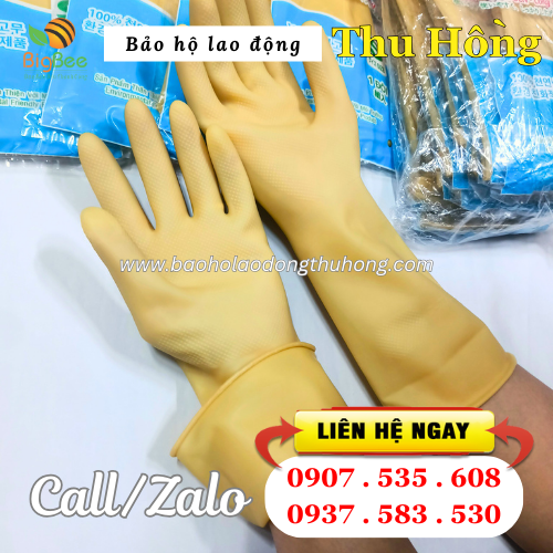 Găng tay cao su Sao Biển dài 30cm Găng tay cao su Sao Biển dài 30cm