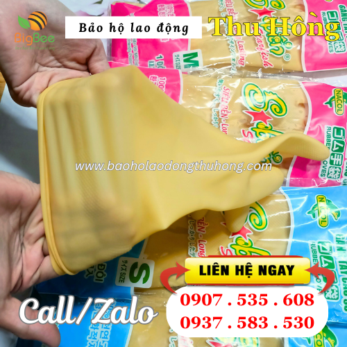 Găng tay cao su Sao Biển dai bền Găng tay cao su Sao Biển dai bền