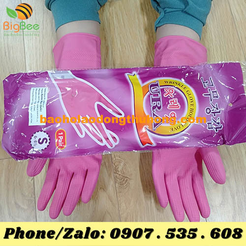 găng tay cao su Ura Hàn Quốc có thiết kế tiện dụng như thế nào?