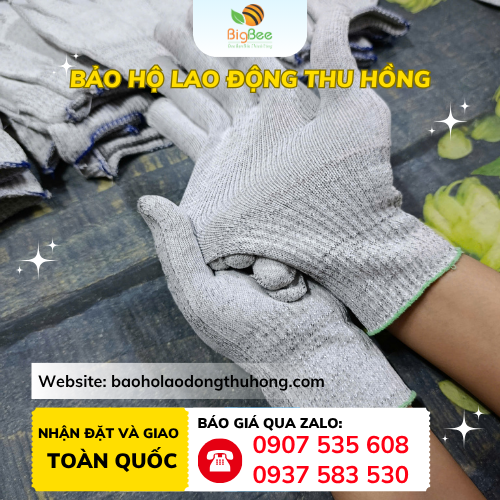 Găng tay chống cắt muối tiêu freesize cho nam nữ