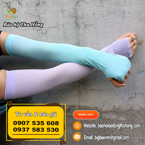 Găng tay chống nắng xỏ ngón bảo vệ da Găng tay chống nắng xỏ ngón bảo vệ da