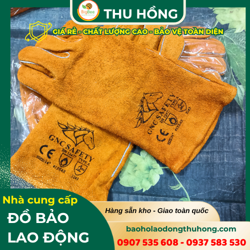 Găng tay da hàn GNC 14 inch Găng tay da hàn GNC 14 inch