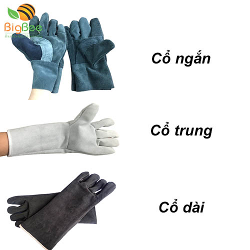 găng tay da hàn màu xám chống cách nhiệt nóng hiện phân phối những loại nào?