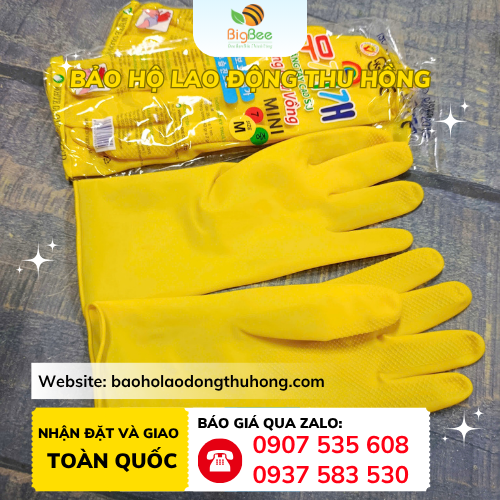 Găng tay Đông Cầu Vồng Mini size M vàng Găng tay Đông Cầu Vồng Mini size M vàng